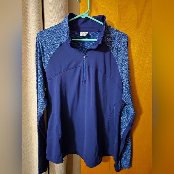 Danskin Tops - Danskin Navy and Blue Patterned Pullover